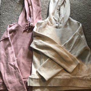 Two Fabletics Hoodies Size M